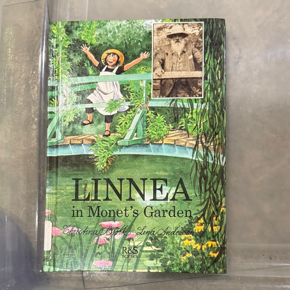 Linnea in Monet's Garden by Christina Björk - Green and Brown Cover